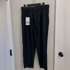 Zara work pants NWT- graphite gray